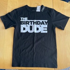 The Children's Place Black Birthday Dude Tee